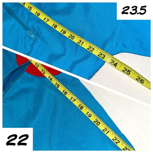 VTG 80s 90s Zuma Beach Malibu 1/4 Zip Anorak Windbreaker Jacket USA Made - Picture 10 of 11